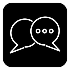 chat icon, chat, message, speech, communication, concept, digital, technology, conversation, web, vector, internet, robot, customer, sign, illustration, support, artificial, online, business, symbol