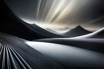 abstract background with lines, AI generated.