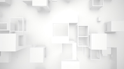 a white squares on white background