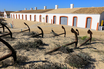 The Cemetery of Anchors in Tavira Island