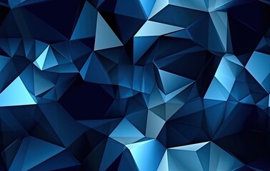 Fototapeta premium Modern black blue abstract background. Minimal. Color gradient. Dark. Web banner. Geometric shape. 3d effect. Lines stripes triangles. SEAMLESS PATTERN. Created with Generative AI technology.