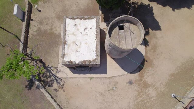 The old pillbox structure in the youth park on Tel Giborim neighborhood, during the British Mandatory, Holon