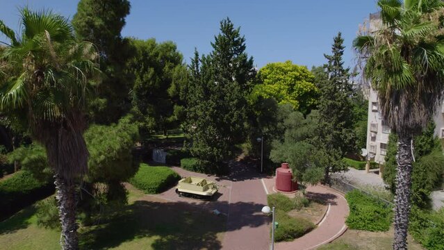 A Universal Carrier and a Slick (hiding place for weapons) in Hosmasa holon