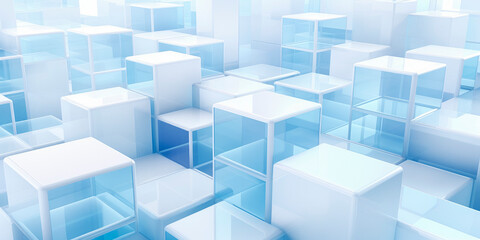 Modern abstract cube background.
