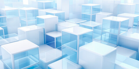 Obraz premium Modern abstract cube background.