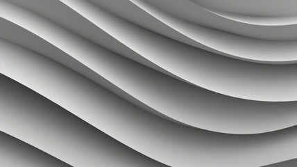 Abstract background of gradient curves in gray colors