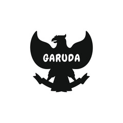 Garuda pancasila icon isolated on white background