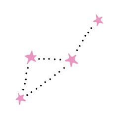 star constellation cartoon element