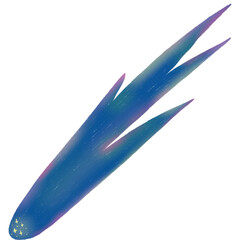 Beautiful shooting star meteor colorful galaxy in universe © Mr.hidy