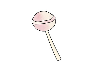 lollipop isolated on white background