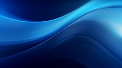 Abstract blue background with smooth shining lines