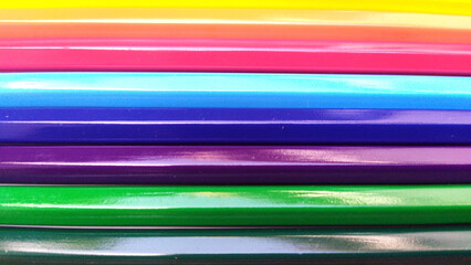 many drawing colour pencil in a box