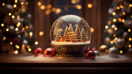A snow globe