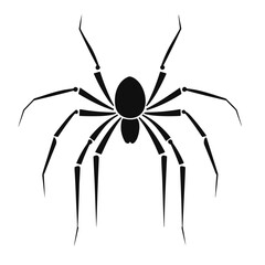 Spider vector icon illustration isolated, Halloween