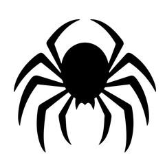 Spider vector icon illustration isolated, Halloween