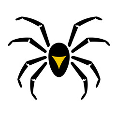 Spider vector icon illustration isolated, Halloween