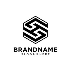 Letter SH logo design inspiration