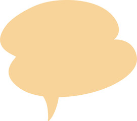 speech bubble balloon icon sticker memo keyword planner text box banner, flat png transparent element design