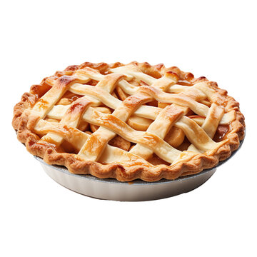 apple pie isolated