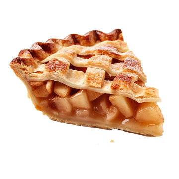 apple pie isolated