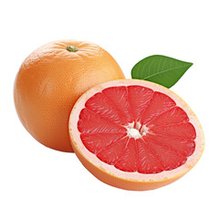 grapefruit with leaf