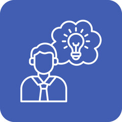 Fototapeta premium Thinking Icon