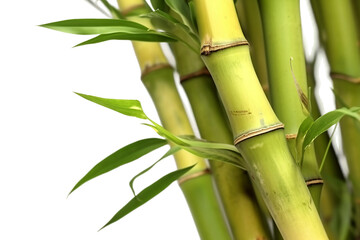 Bamboo stalk. isolated object