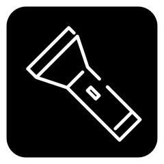 flashlight icon, flashlight, light, night, lamp, spotlight, bright, background, vector, flash, electric, illustration, equipment, icon, isolated, shine, design, white, energy, black, torch, ray, illum