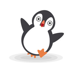 Naklejka premium PINGUINE