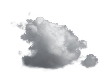 white fluffy clouds isolated on a black background, clipart