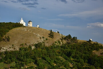 Fototapeta na wymiar Mikulov Svaty Kopecek Hill