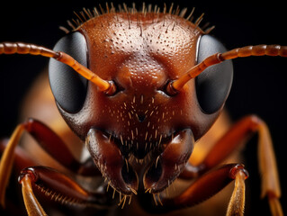 ant head close up