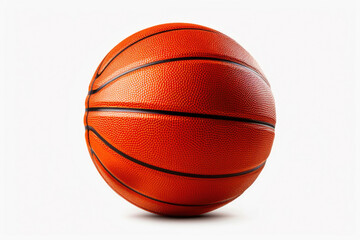 Fototapeta premium Clean and Simple Basketball. Generative AI