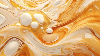 abstract creamy marbled background with waves