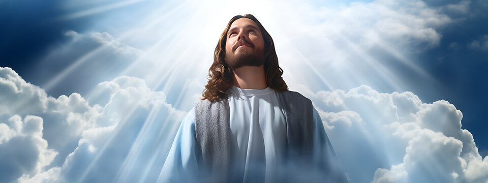 Jesus Christ backgorund - faith concept