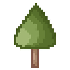 Tree,pixel cartoon,cute, vector ,illustration,hand drawn,graphic,cartoon,