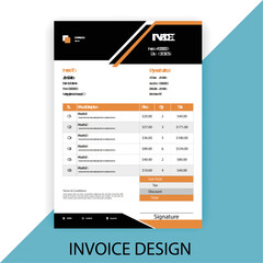 Modern Business Invoice Design