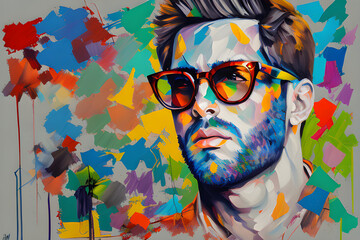 handsome guy with sunglasses
Generative AI