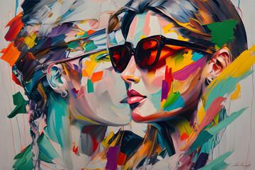 beautiful woman with sunglasses
Generative AI