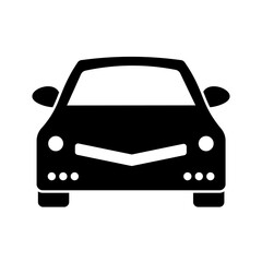 Car icon in flat style Simple traffic icon
