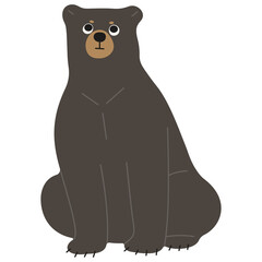 Obraz premium American Black Bear Single 40 PNG