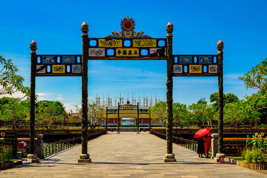 the entrance of the ancient kingdom