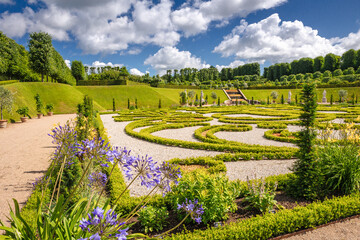 Summer, sunny and warm view of Hillerod Castle in Denmark. There is a beautiful garden around the castle and it is worth visiting this place while in this area.