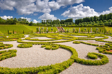 Summer, sunny and warm view of Hillerod Castle in Denmark. There is a beautiful garden around the castle and it is worth visiting this place while in this area.