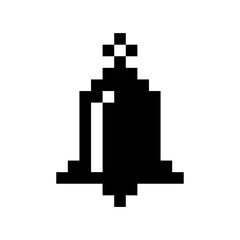 pixelated bell icon