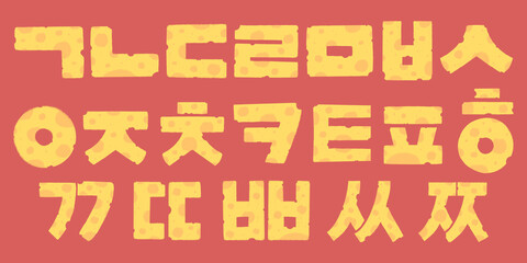 Korean Cheese Consonants