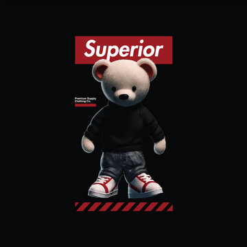 supreme bear cartoon