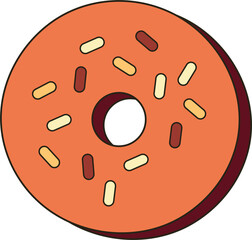 Donut halloween spooky season