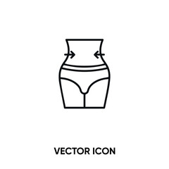 Lose weight vector icon . Modern, simple flat vector illustration for website or mobile app. Weight lose symbol, logo illustration. Pixel perfect vector graphics