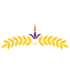 Line divider vector design ornament